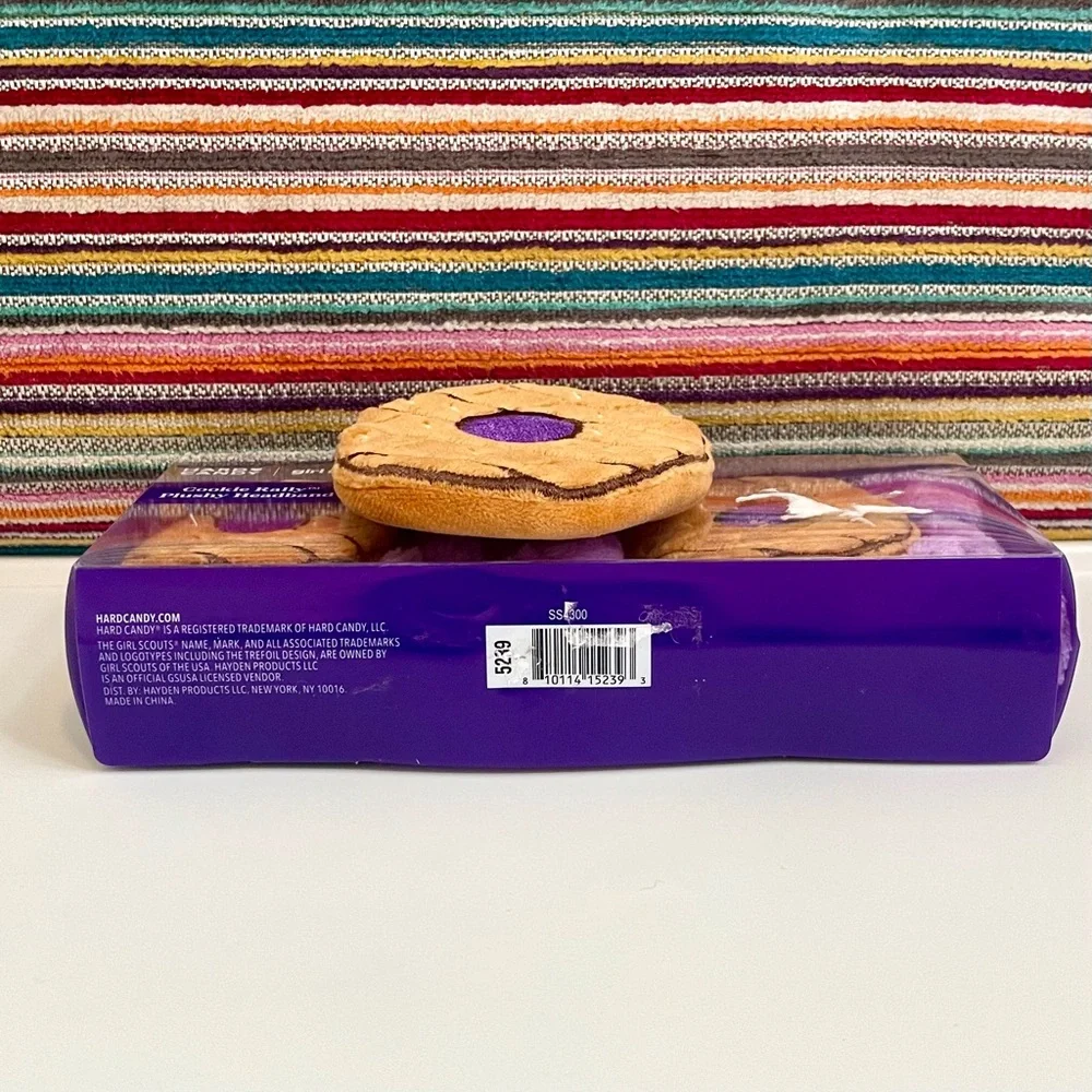 Hard Candy x Girl Scouts Cookie Rally Plush Headband Samoas Ltd Edition NIB